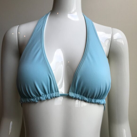 Billabong surf blue reversible halter top low rise bikini set - Picture 3 of 10